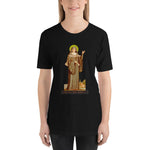 Load image into Gallery viewer, Saint Scholastica, Abbess Soft and Lightweight Unisex T-Shirt - Catholicamtees
