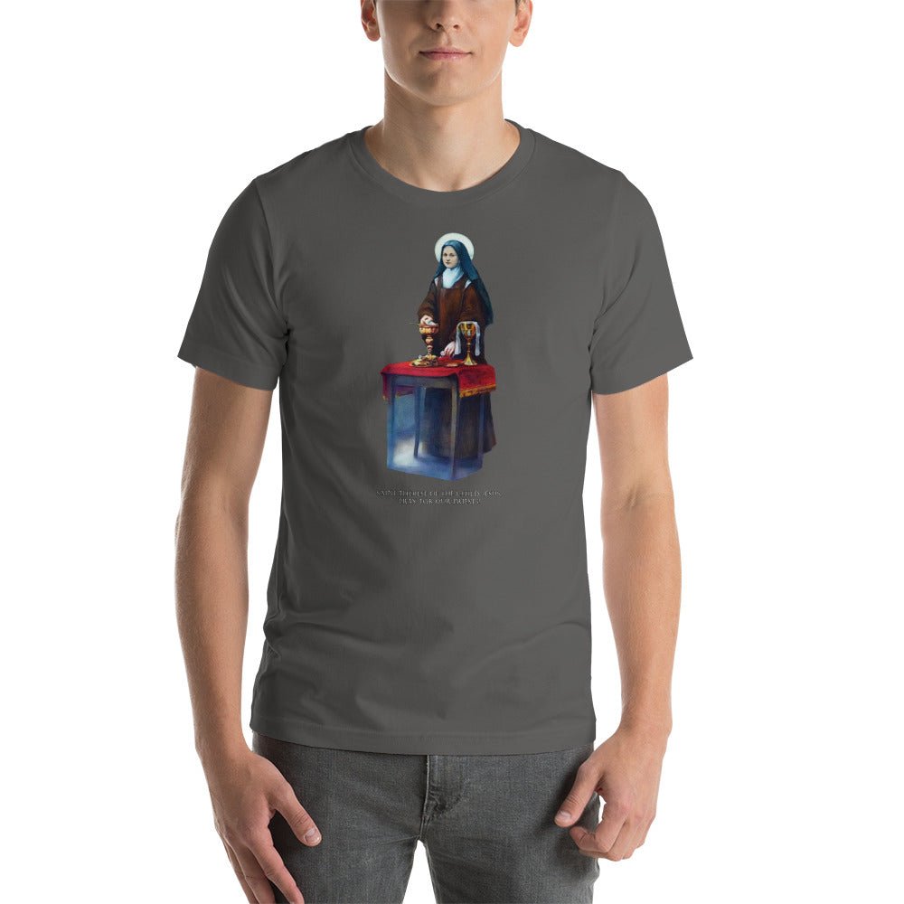 Saint Thérèse of Lisieux as Sacristan T-Shirt - Catholicamtees