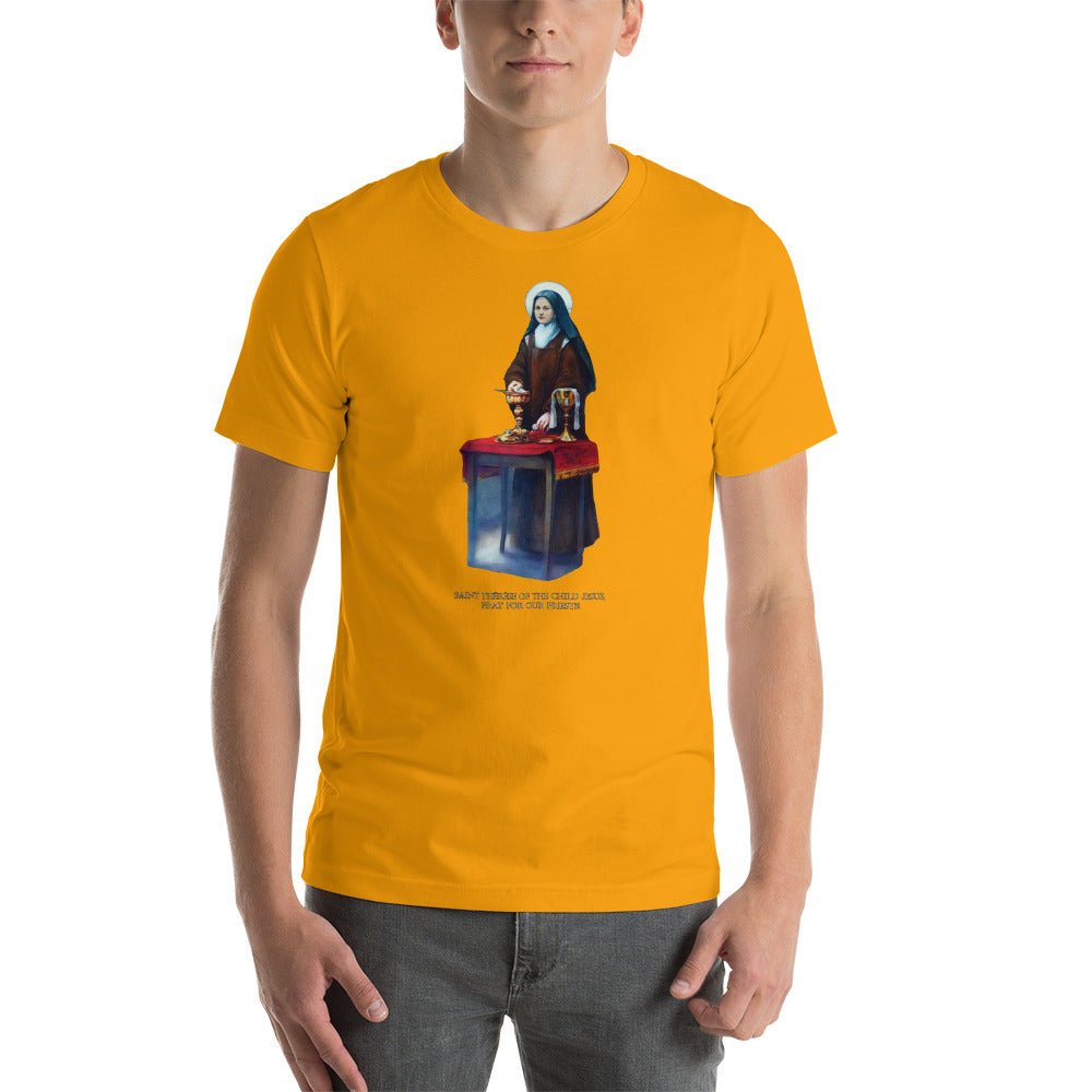 Saint Thérèse of Lisieux as Sacristan T-Shirt - Catholicamtees