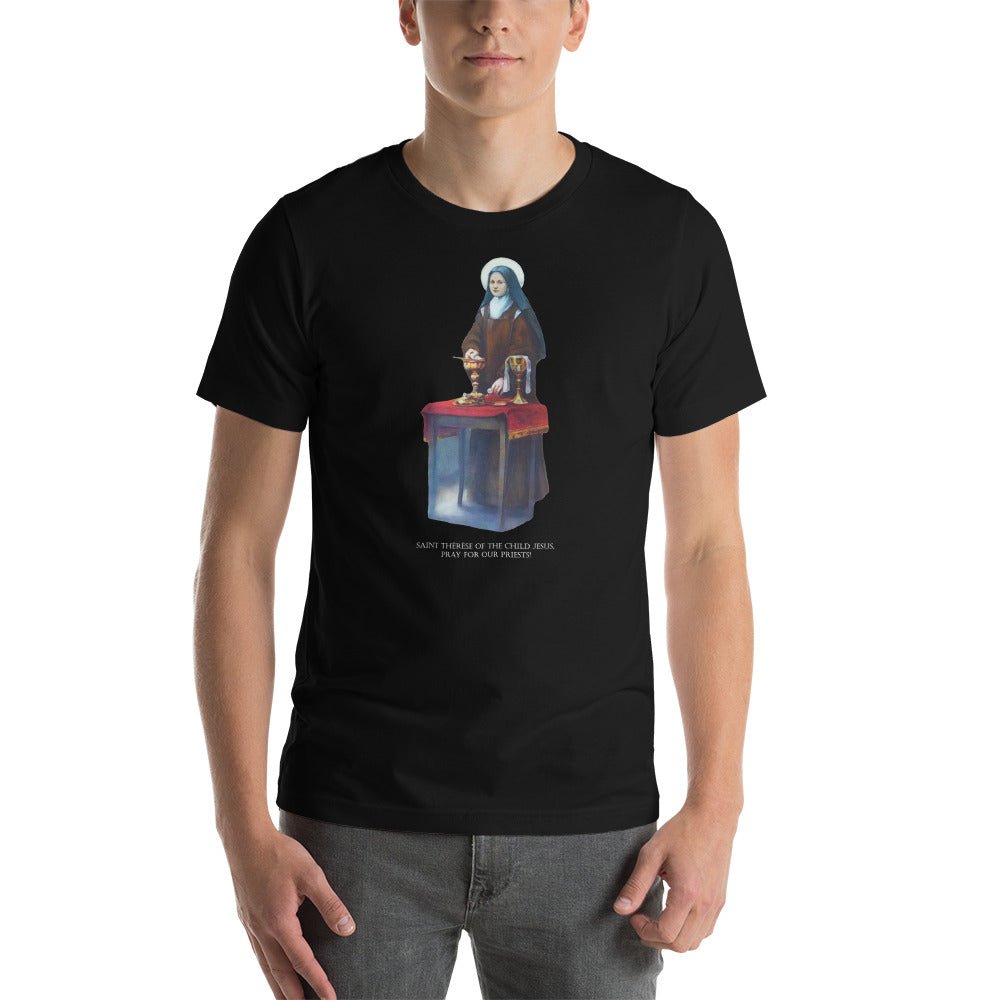 Saint Thérèse of Lisieux as Sacristan T-Shirt - Catholicamtees