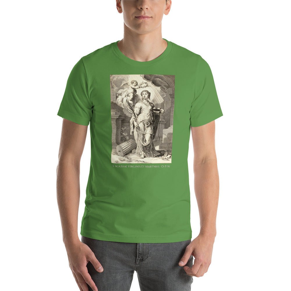 St. Agatha, Virgin and Martyr T-Shirt - Catholicamtees