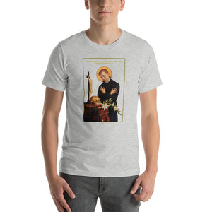 St. Aloysius Gonzaga at Prayer T-Shirt - Catholicamtees