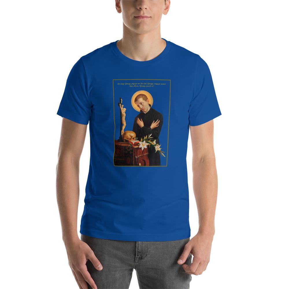 St. Aloysius Gonzaga at Prayer T-Shirt - Catholicamtees