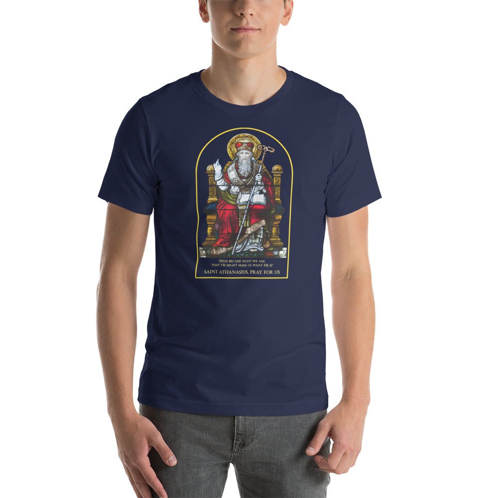 St. Athanasius, Bishop and Doctor T-Shirt - Catholicamtees