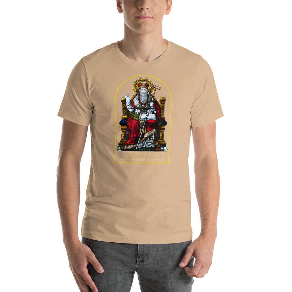 St. Athanasius, Bishop and Doctor T-Shirt - Catholicamtees