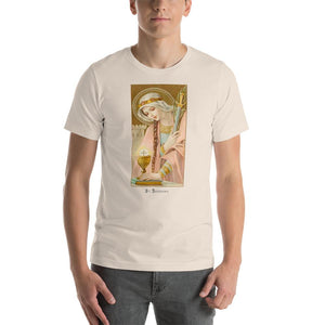 St. Barbara Lightweight T-Shirt - Catholicamtees