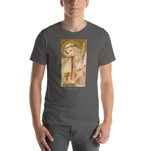 St. Barbara Lightweight T-Shirt - Catholicamtees