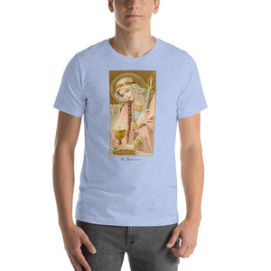 St. Barbara Lightweight T-Shirt - Catholicamtees