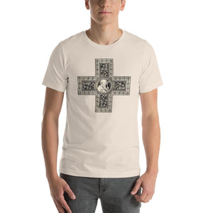 St. Benedict Cross Lightweight T-Shirt - Catholicamtees