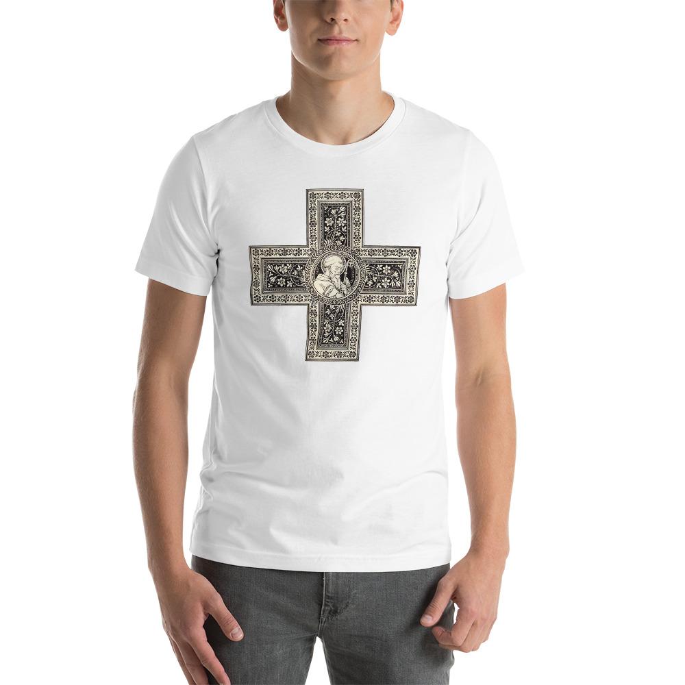 St. Benedict Cross Lightweight T-Shirt - Catholicamtees