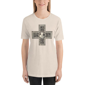 St. Benedict Cross Lightweight T-Shirt - Catholicamtees