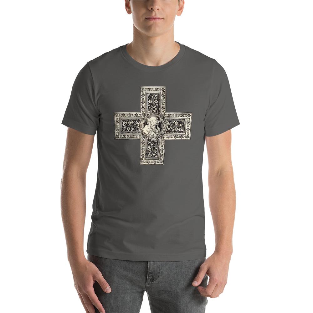 St. Benedict Cross Lightweight T-Shirt - Catholicamtees