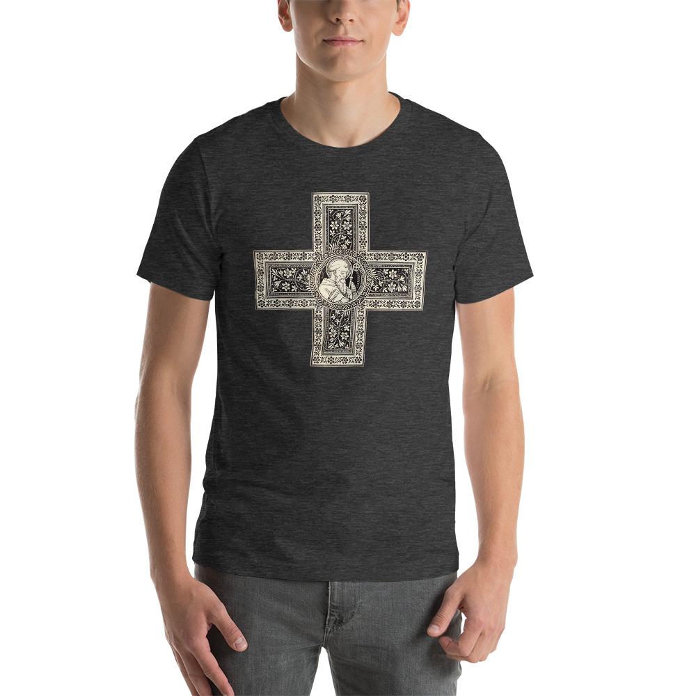 St. Benedict Cross Lightweight T-Shirt - Catholicamtees