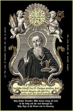 Load image into Gallery viewer, St. Benedict Engraving T-Shirt - Catholicamtees
