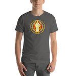 Load image into Gallery viewer, St. Benedict Medal Two Sided T-Shirt - Catholicamtees
