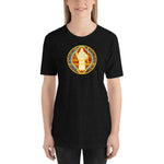 Load image into Gallery viewer, St. Benedict Medal Two Sided T-Shirt - Catholicamtees
