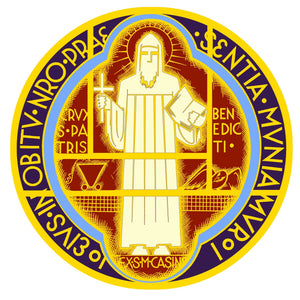 St. Benedict Medal Two Sided T-Shirt - Catholicamtees