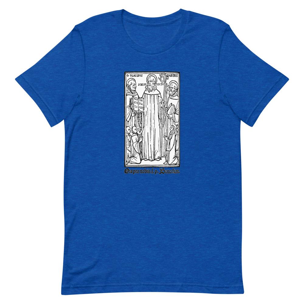 St. Benedict with St. Maurus and St. Placid T-Shirt - Catholicamtees