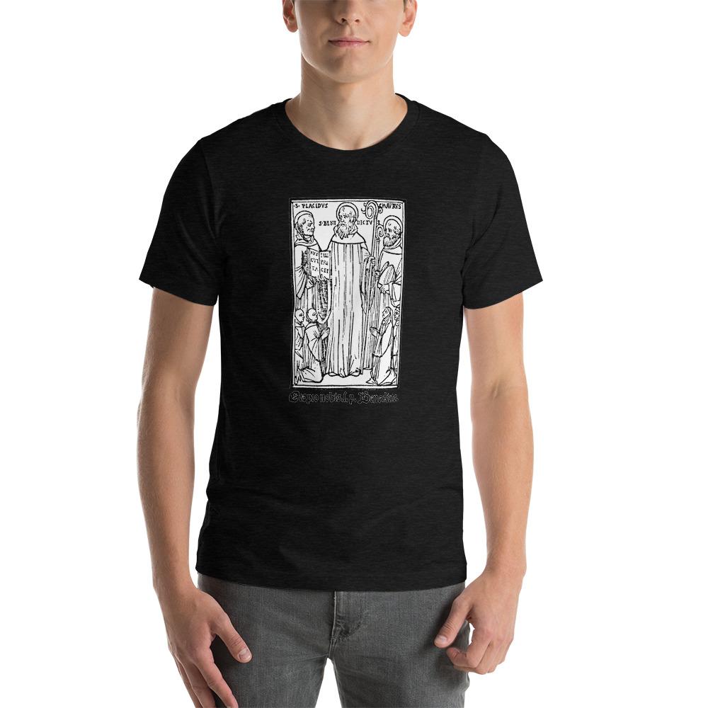 St. Benedict with St. Maurus and St. Placid T-Shirt - Catholicamtees