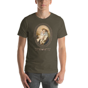 St. Catherine of Siena in Prayer T-Shirt - Catholicamtees