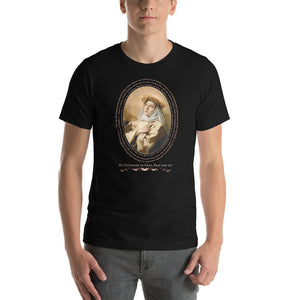 St. Catherine of Siena in Prayer T-Shirt - Catholicamtees