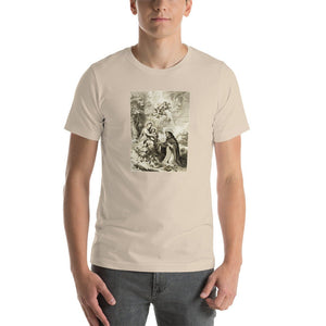 St. Dominic's Vision of Our Lady of the Rosary and the Christ Child T-Shirt - Catholicamtees