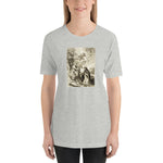 Load image into Gallery viewer, St. Dominic&#39;s Vision of Our Lady of the Rosary and the Christ Child T-Shirt - Catholicamtees
