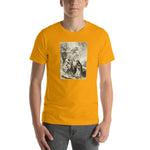 Load image into Gallery viewer, St. Dominic&#39;s Vision of Our Lady of the Rosary and the Christ Child T-Shirt - Catholicamtees
