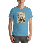 Load image into Gallery viewer, St. Dominic&#39;s Vision of Our Lady of the Rosary and the Christ Child T-Shirt - Catholicamtees
