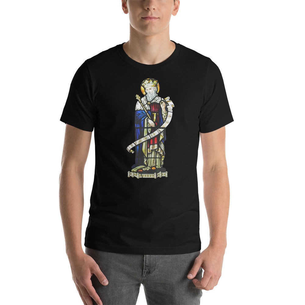 St. Edward the Confessor Stained Glass Window T-Shirt - Catholicamtees