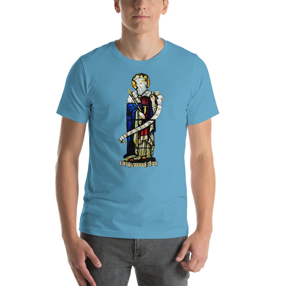 St. Edward the Confessor Stained Glass Window T-Shirt - Catholicamtees