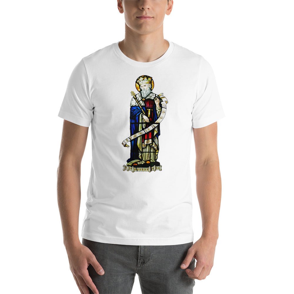 St. Edward the Confessor Stained Glass Window T-Shirt - Catholicamtees