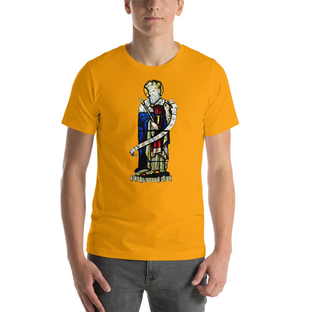 St. Edward the Confessor Stained Glass Window T-Shirt - Catholicamtees