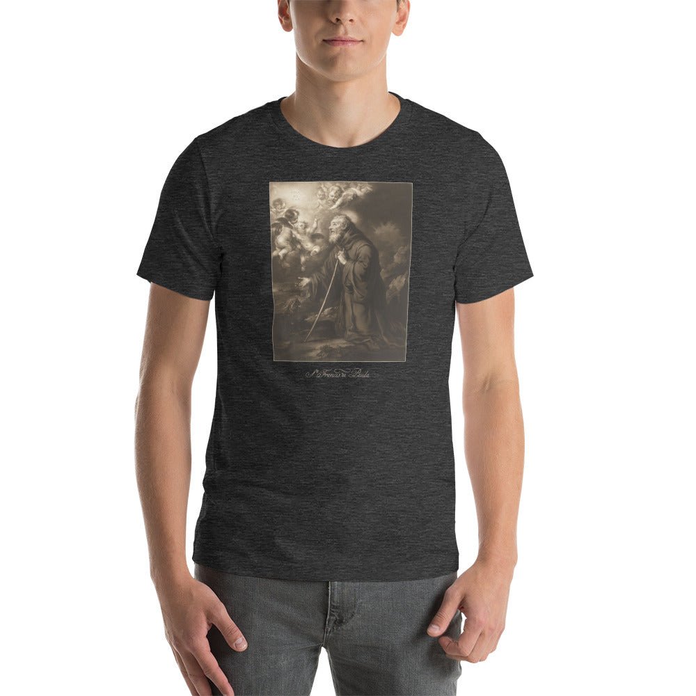 St. Francis de Paola Dutch Engraving T-Shirt - Catholicamtees