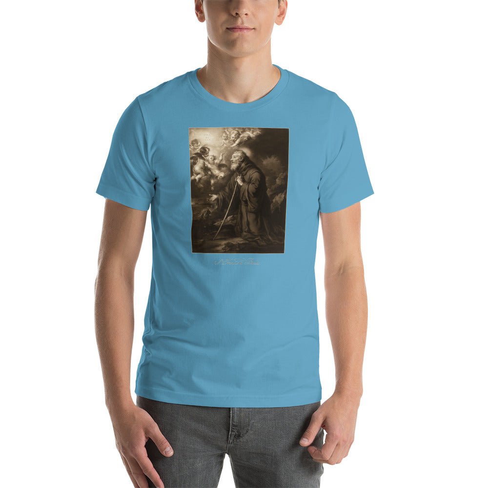 St. Francis de Paola Dutch Engraving T-Shirt - Catholicamtees