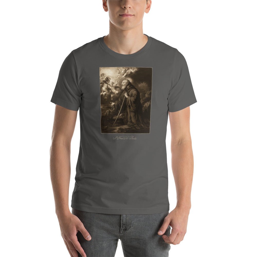 St. Francis de Paola Dutch Engraving T-Shirt - Catholicamtees