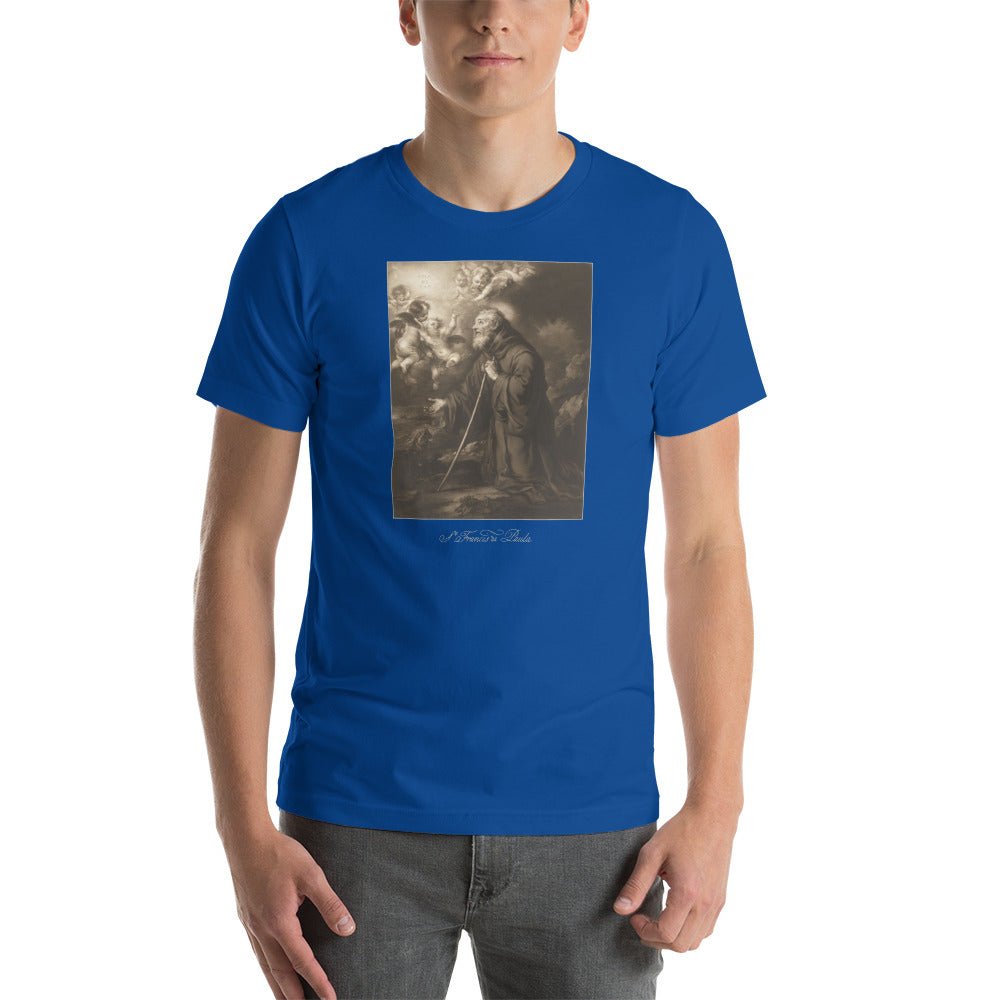 St. Francis de Paola Dutch Engraving T-Shirt - Catholicamtees