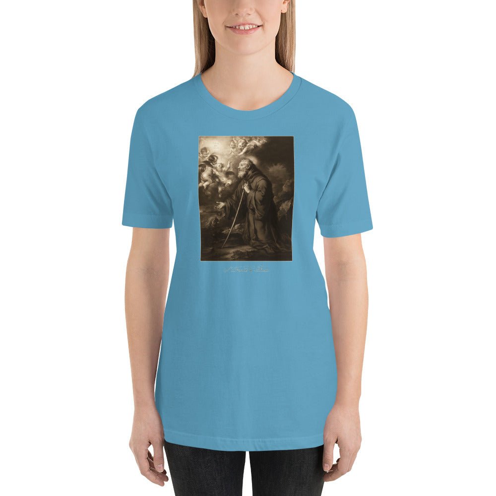 St. Francis de Paola Dutch Engraving T-Shirt - Catholicamtees