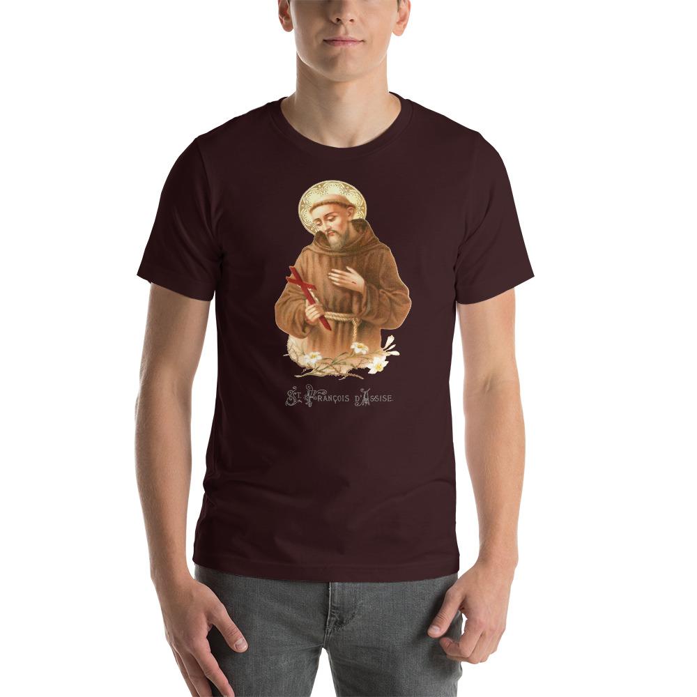 St. Francis Lightweight T-Shirt - Catholicamtees