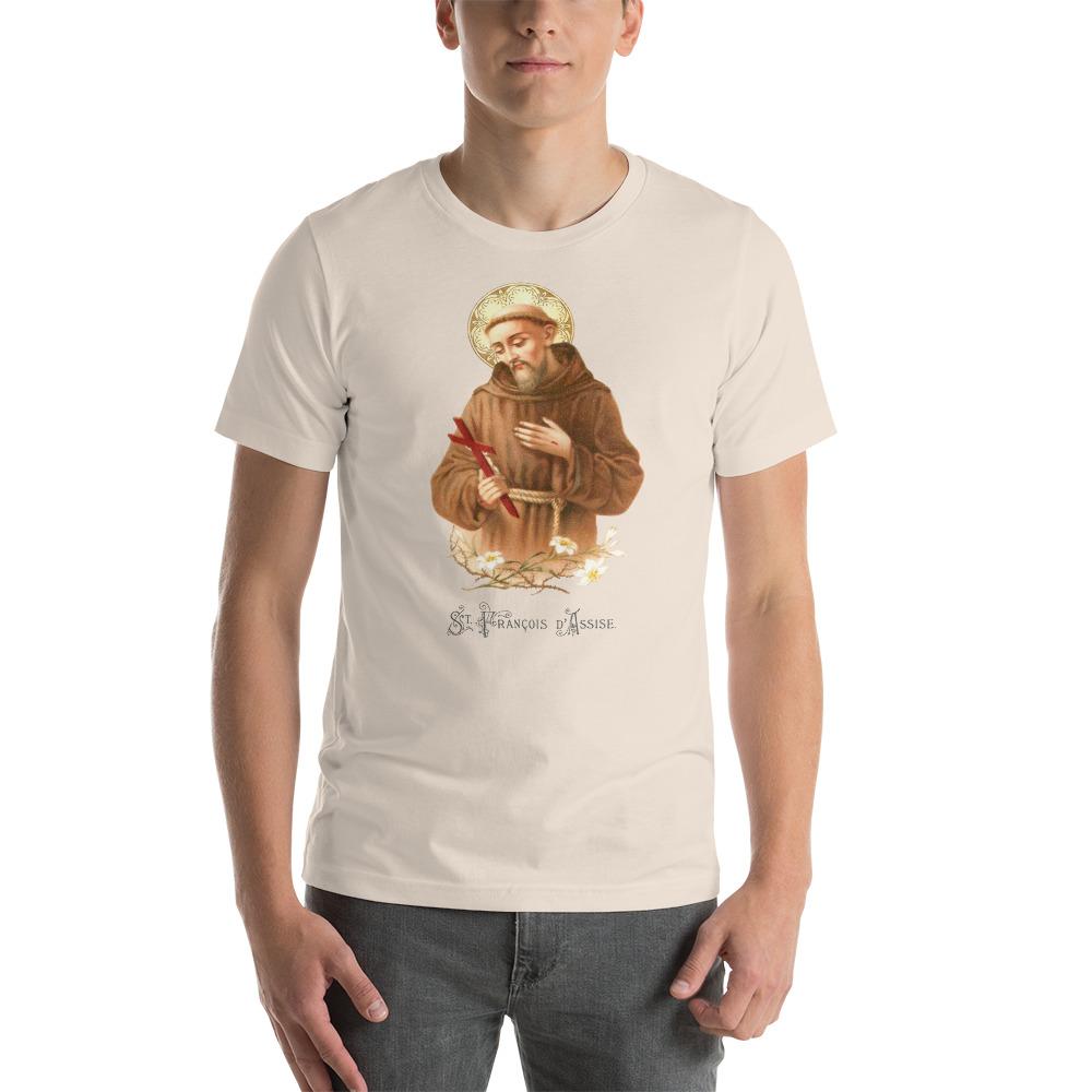 St. Francis Lightweight T-Shirt - Catholicamtees