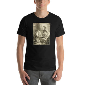 St. Francis with the Blessed Virgin Mary and the Christ Child T-Shirt - Catholicamtees