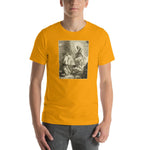 Load image into Gallery viewer, St. Francis with the Blessed Virgin Mary and the Christ Child T-Shirt - Catholicamtees
