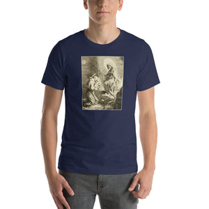 St. Francis with the Blessed Virgin Mary and the Christ Child T-Shirt - Catholicamtees