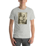 Load image into Gallery viewer, St. Francis with the Blessed Virgin Mary and the Christ Child T-Shirt - Catholicamtees
