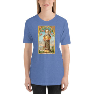 St. Genevieve of Paris Lightweight T-Shirt - Catholicamtees