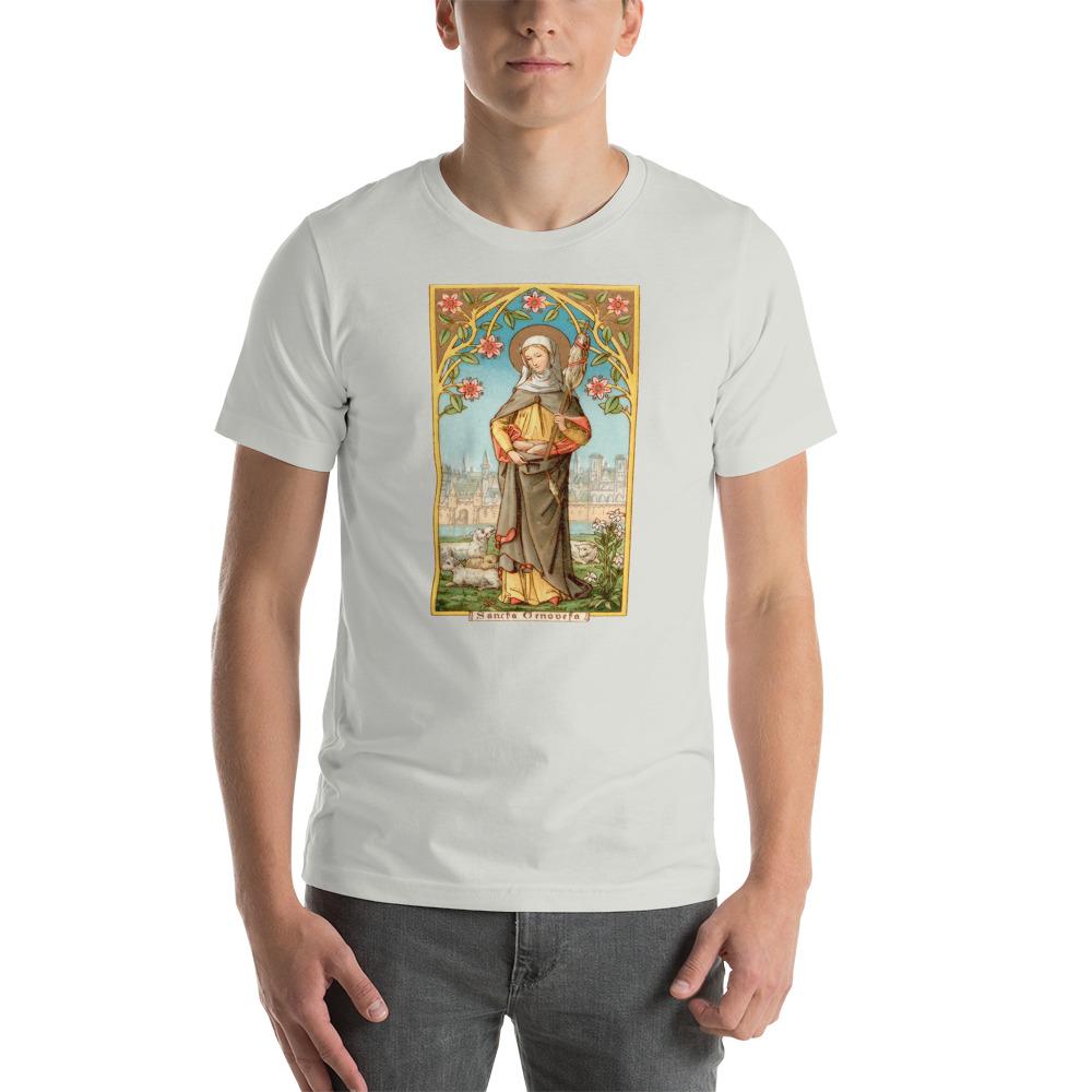 St. Genevieve of Paris Lightweight T-Shirt - Catholicamtees