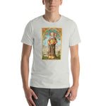 Load image into Gallery viewer, St. Genevieve of Paris Lightweight T-Shirt - Catholicamtees
