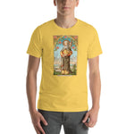 Load image into Gallery viewer, St. Genevieve of Paris Lightweight T-Shirt - Catholicamtees
