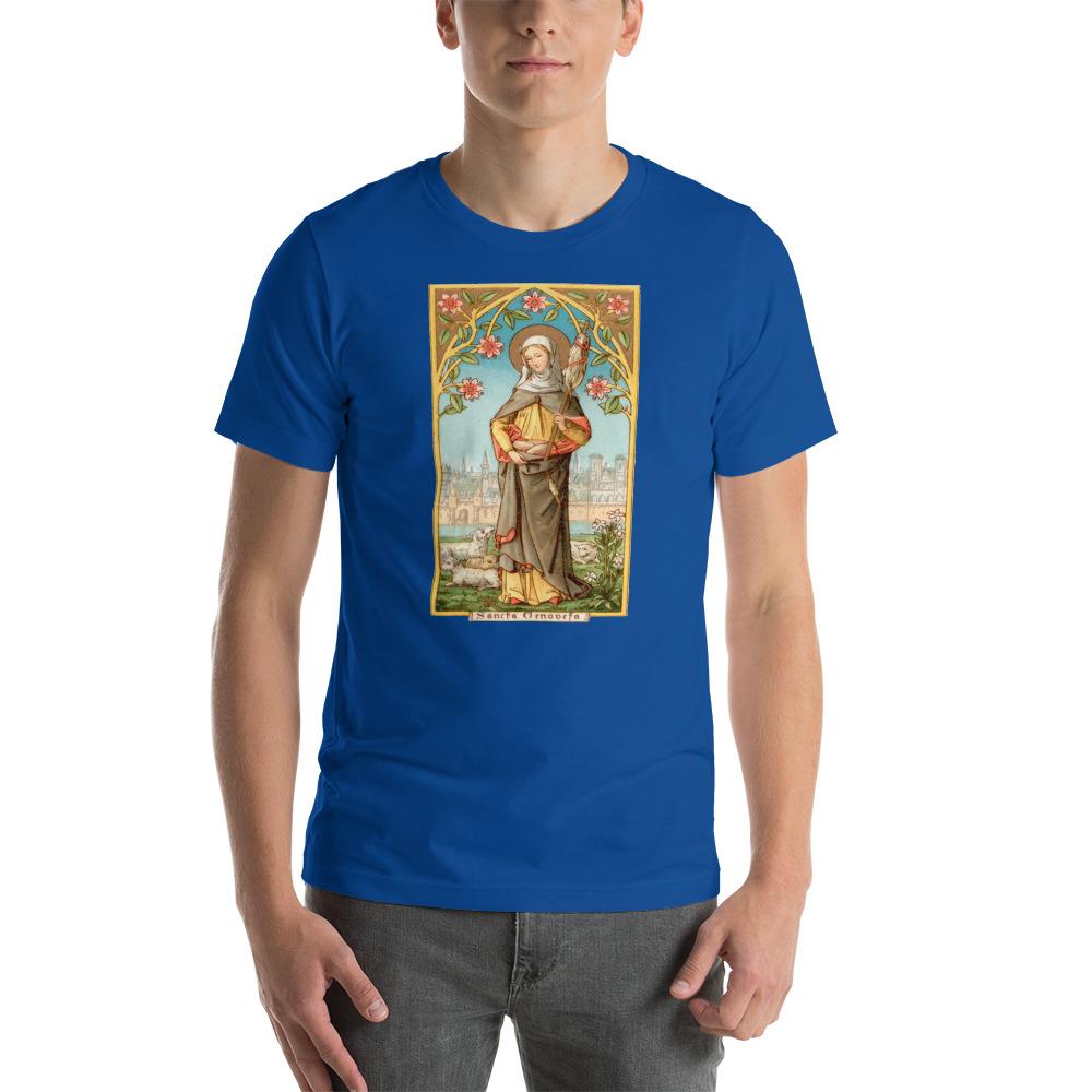 St. Genevieve of Paris Lightweight T-Shirt - Catholicamtees