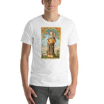 Load image into Gallery viewer, St. Genevieve of Paris Lightweight T-Shirt - Catholicamtees
